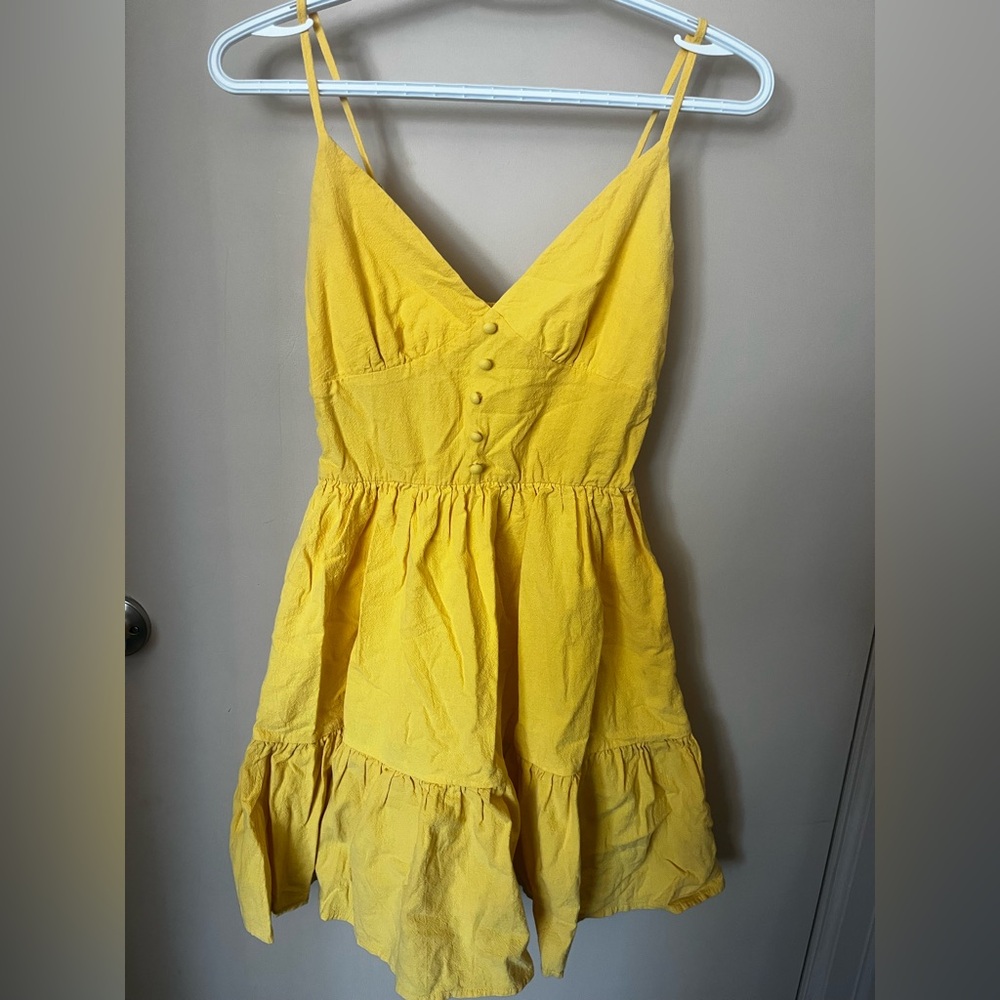 Yellow summer dress